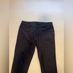 Lululemon ABC Slim-Fit 5 Pocket Pant 32"L Warpstreme - Black 35"W